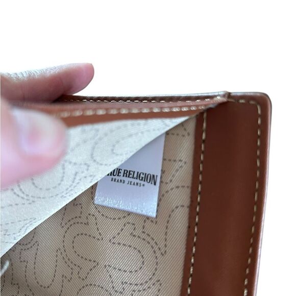 True Religion Denim Buddha Patch Wallet New - Picture 5 of 5